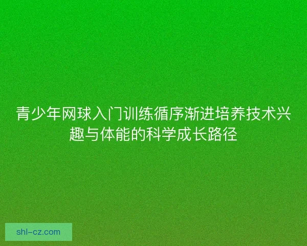 青少年网球入门训练循序渐进培养技术兴趣与体能的科学成长路径